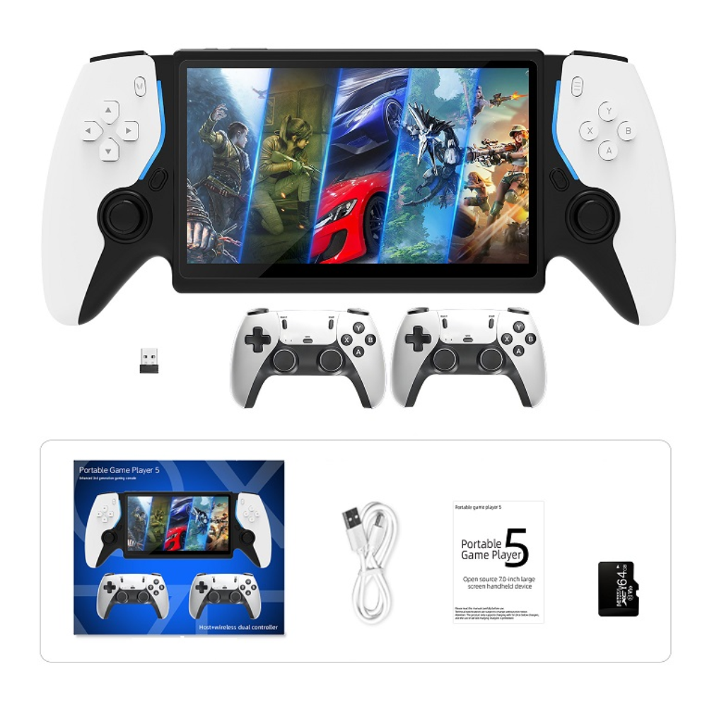 Consola Portatil Video Juegos Pantalla 7 Pulgadas Emuladores Controles