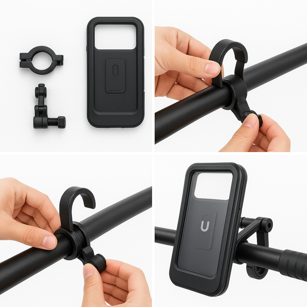 Soporte Celular Bicicleta 360° Impermeable Universal M3