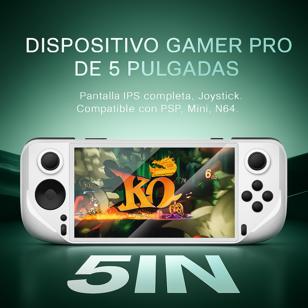Consola De Juegos Portátil E6 Blanca Wifi 5000mah Retro