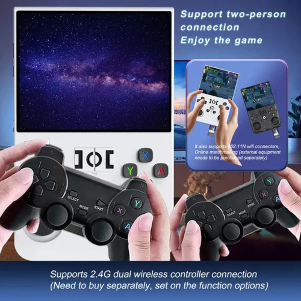 🕹️ R36PRO 64GB - Consola Retro Portátil con Pantalla HD + Estuche de Viaje