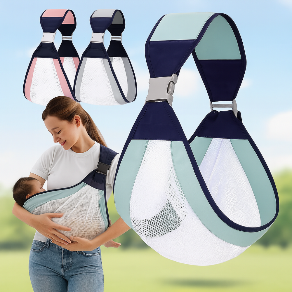 Cargador Fular Ergonómico Porta Bebé Recién Nacido Ajustable