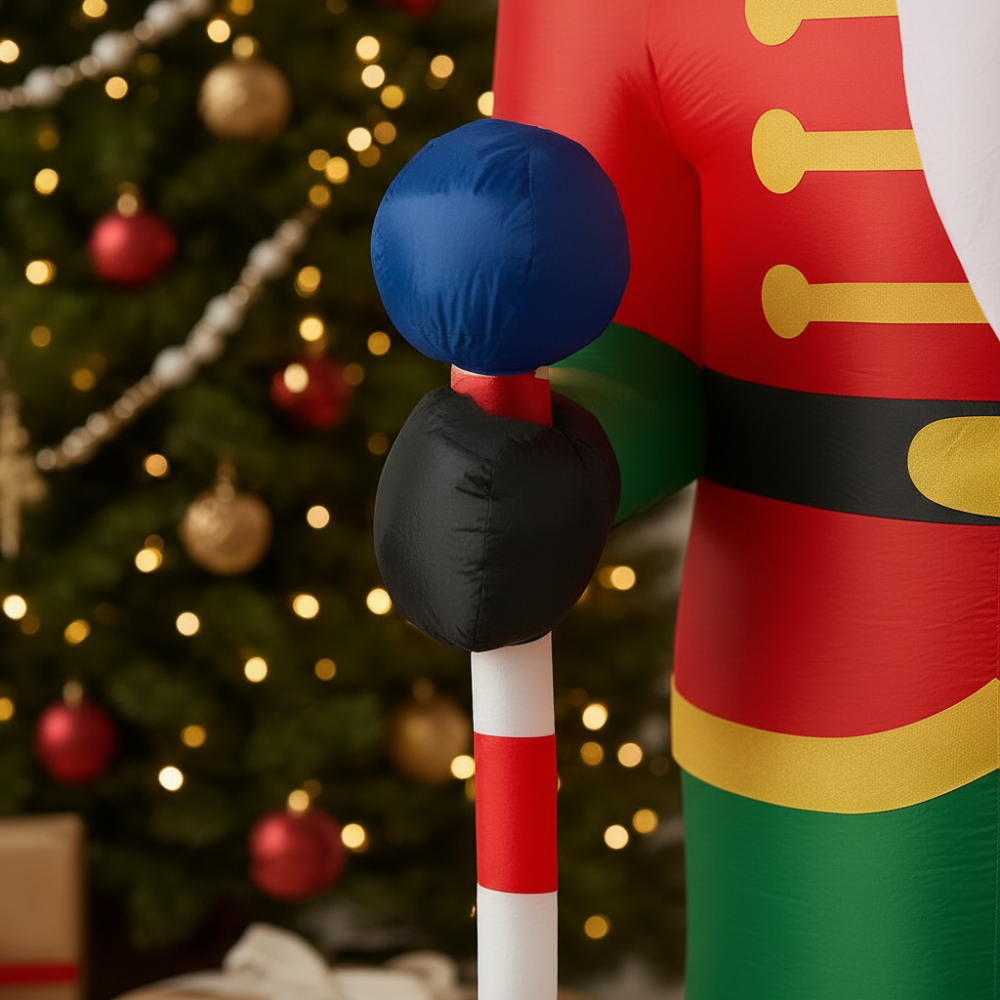 Muñeco Navidad Inflable Decoracion Navideña Soldado Led 50w
