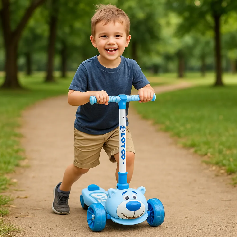 Scooter Patineta Monopatin Niños Ajustable Dibujos Animados Niñas