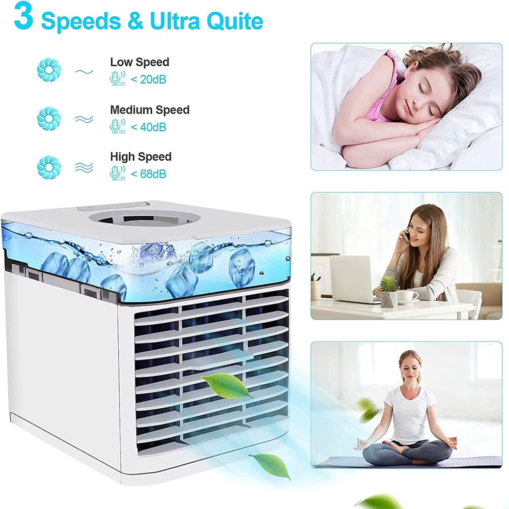 ❄️🌈Aire Acondicionado Portátil Ultra Air Cooler 7 Luces Led🥵