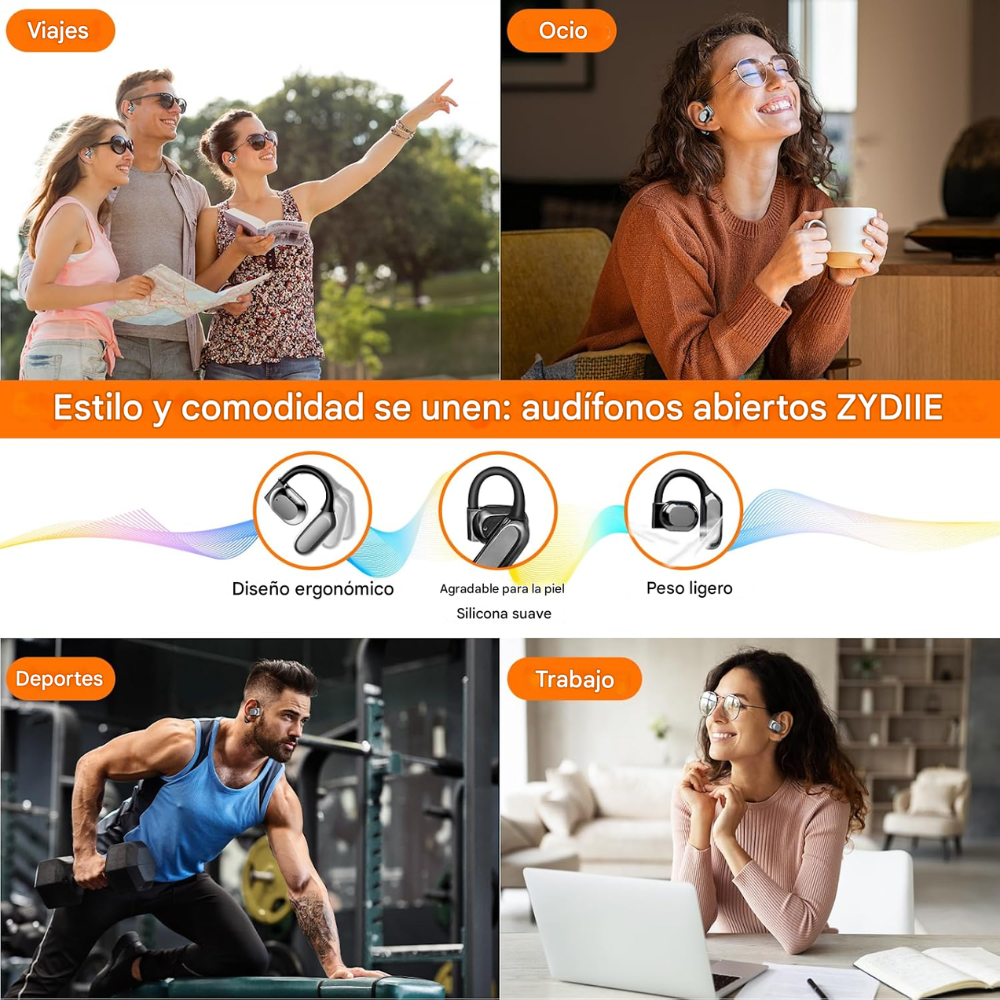 Audifonos Traductores Idiomas Tiempo Real Bluetooth 3 En 1
