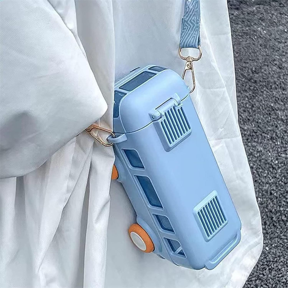 Botella Para El Agua En Forma De Autobús Para Niños 17 Onzas