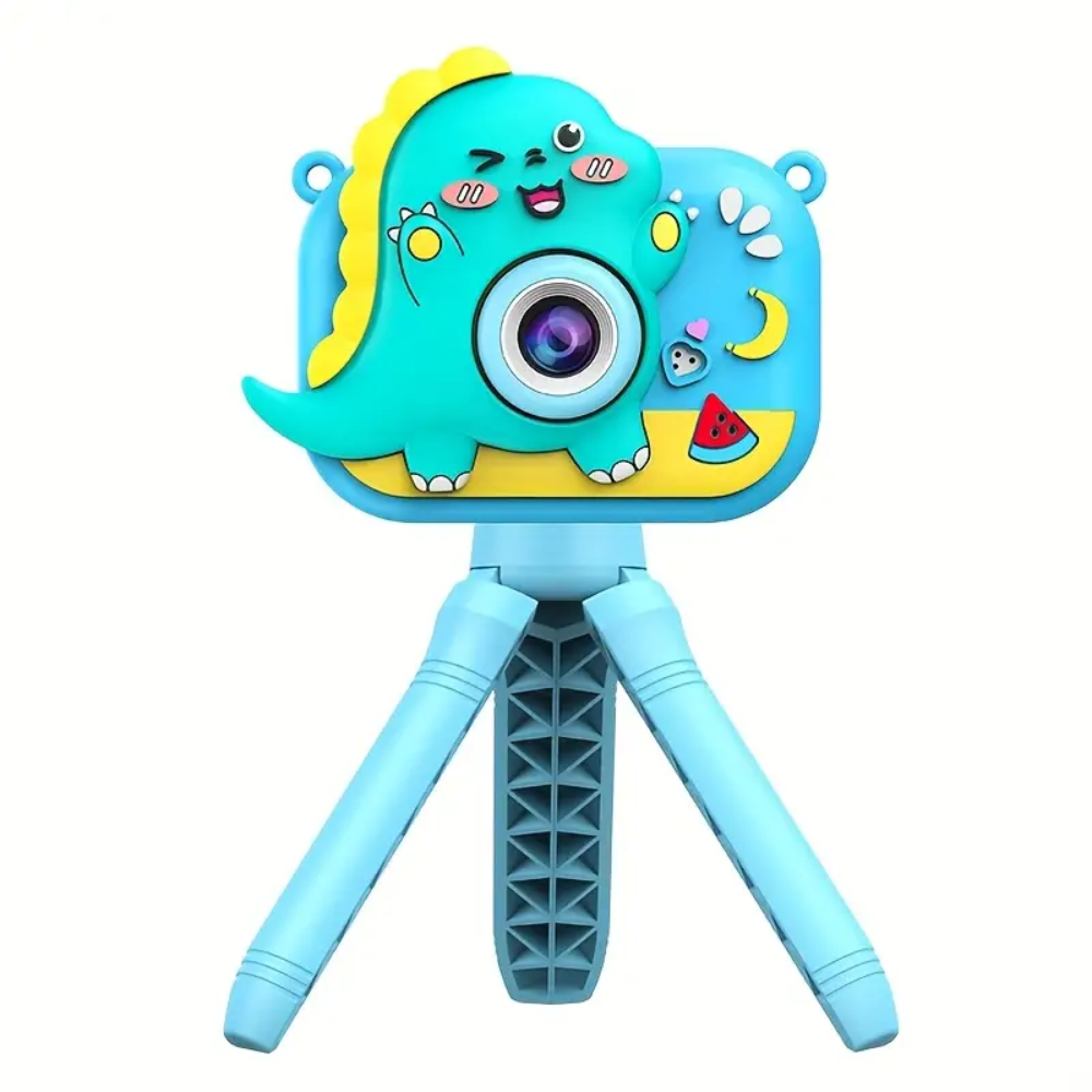 Camara Digital Niños Recargable Juegos Tripode Pantalla Ips Rosa