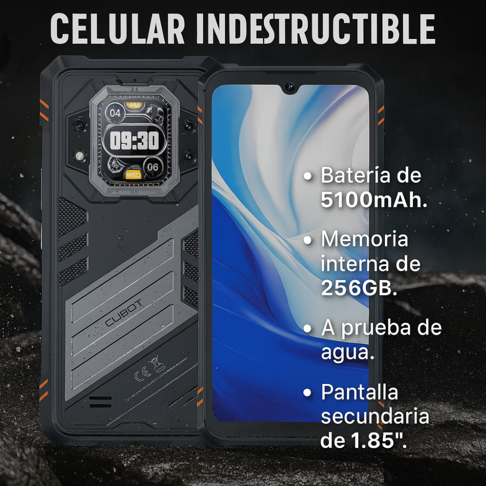 Celular Cubot Kingkong Star2 5G 256Gb 12Gb Dual Sim Rugged