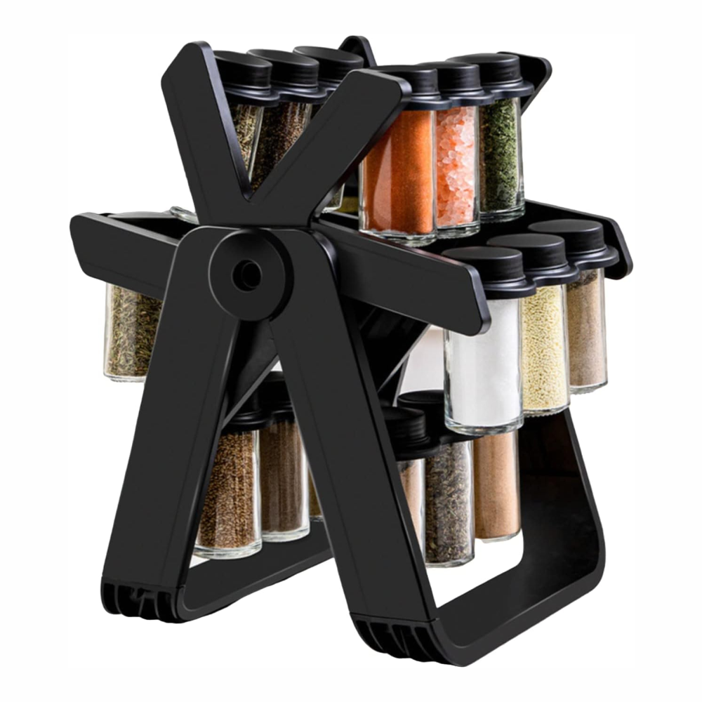 Condimentero Giratorio Especias Con 18 Frascos Rack Spice