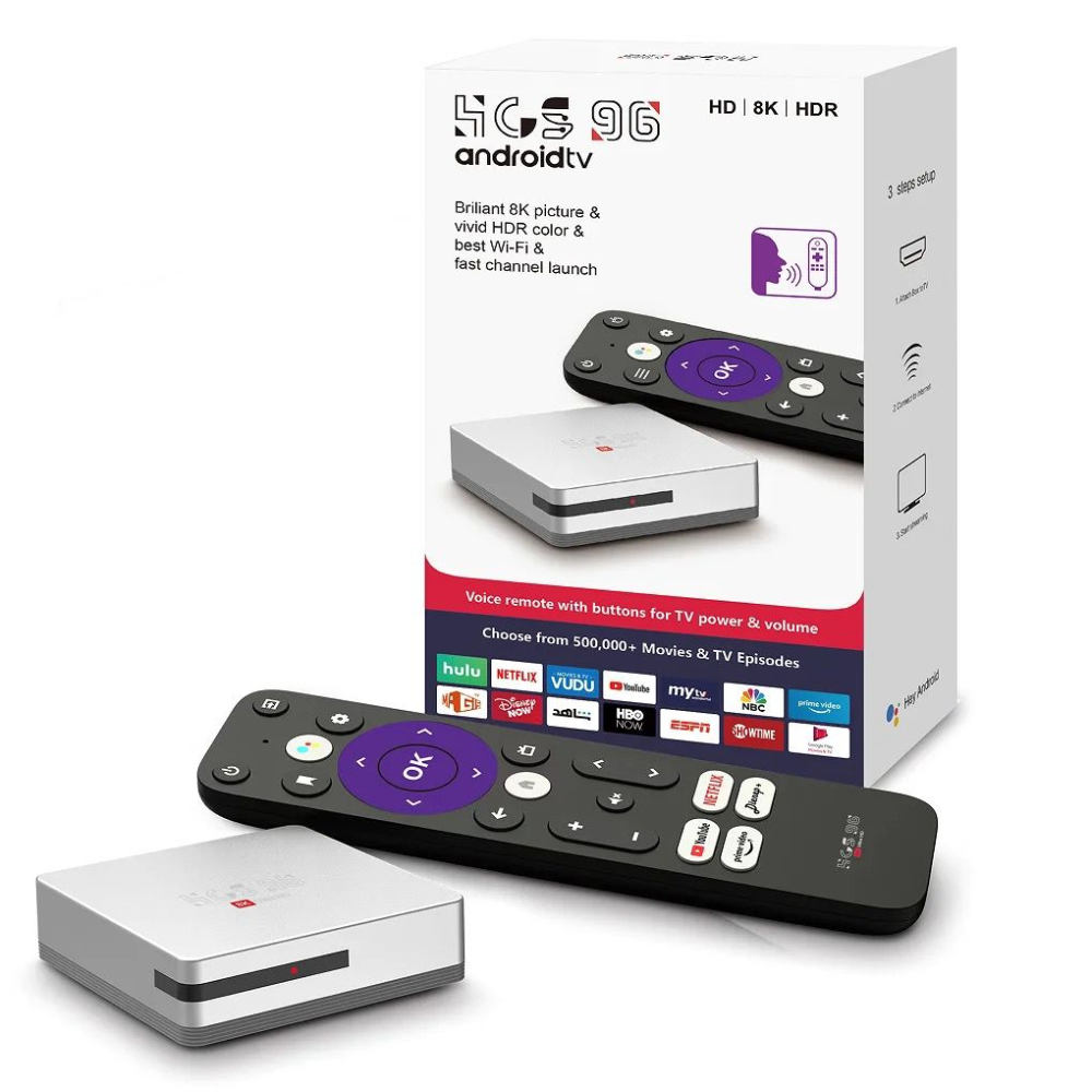 Tv Box Convertidor Android Tv 4k Android 13 Comando Por Voz