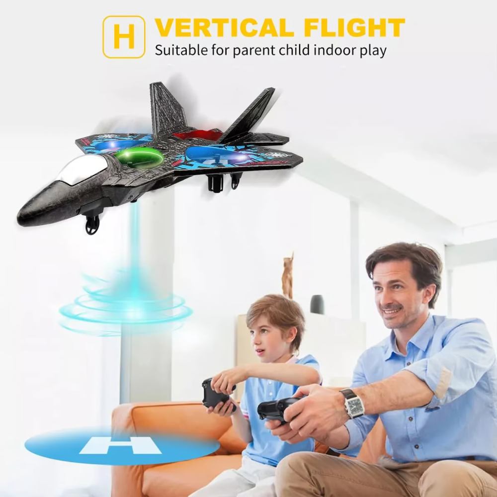 Drone Avión De Control Remoto Avion Planeador Con Luces Led
