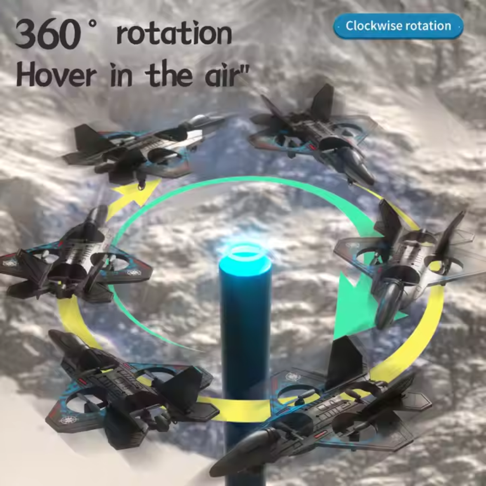 Drone Avión De Control Remoto Avion Planeador Con Luces Led
