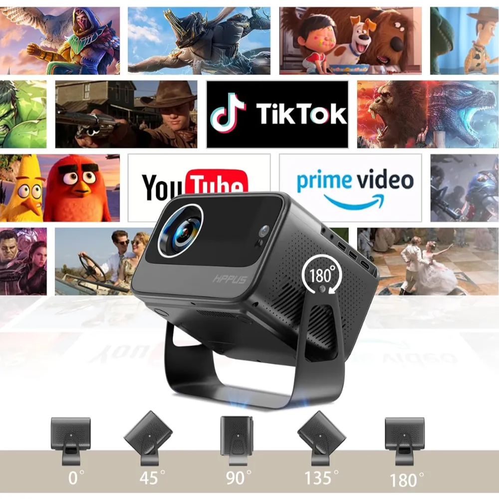 Proyector Hippus M11 12000 Lúmenes 4K WiFi Bluetooth HDMI