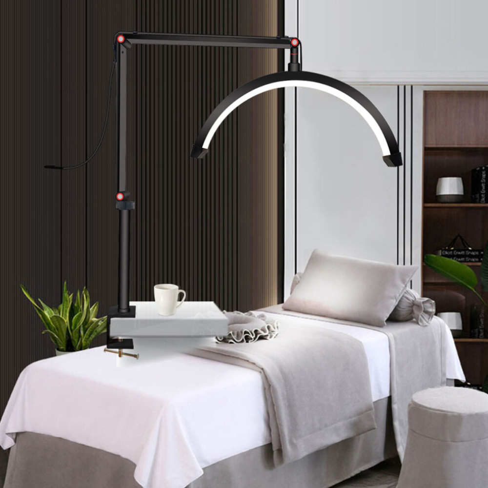 🌙 Lampara Led Profesional Tipo Luna 3 Colores Tatuajes Spa💡