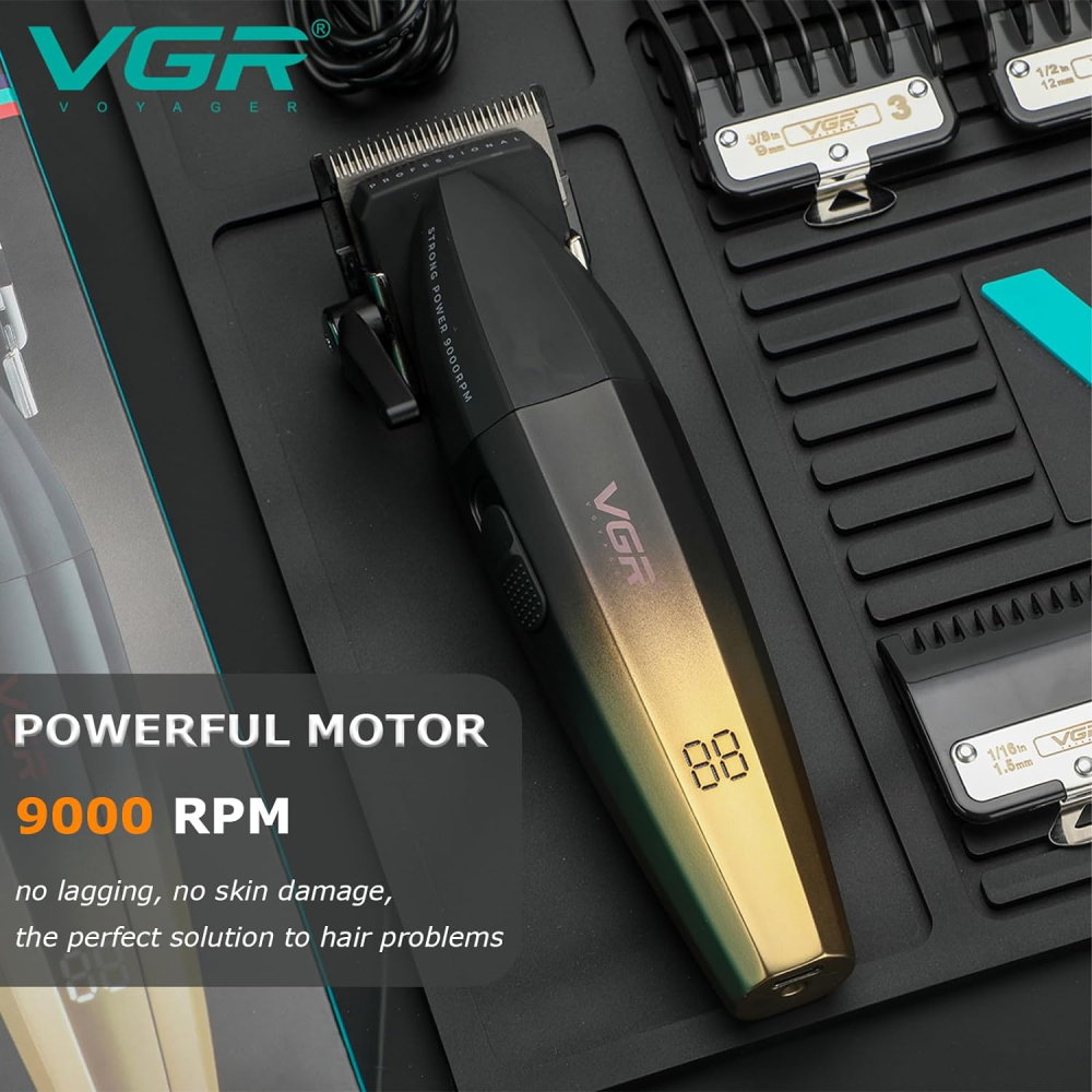 Maquina De Peluqueria Profesional Vgr V003 Premium 9000rpm