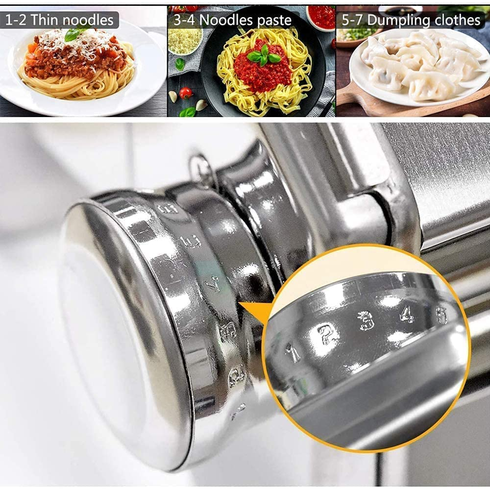 Maquina Hacer Pasta Manual Rollera Spaguetti Ajusta Espesor