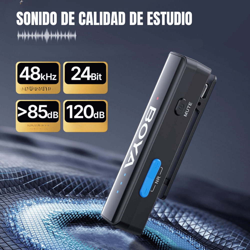 Micrófono Solapa Inalambrico Celular Camara Boyalink Origina