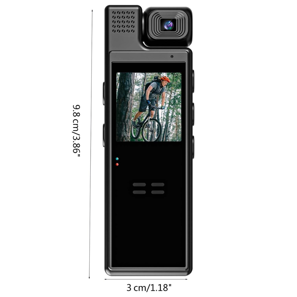 Mini Cámara Corporal 1080p Hd Con Grabación De Audio Y Vídeo