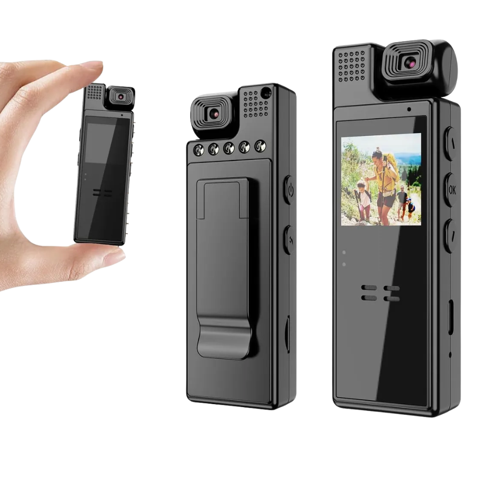 Mini Cámara Corporal 1080p Hd Con Grabación De Audio Y Vídeo