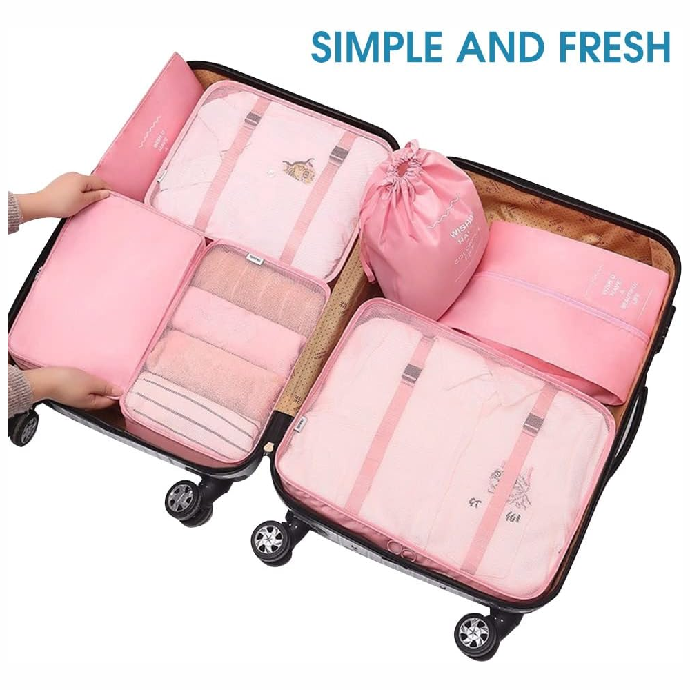 🎒✨Organizador De Ropa Para Viaje O Maleta De 11 Pcs Poliester✈️🎒