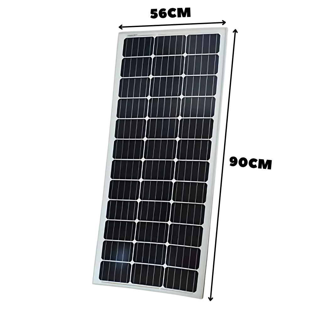 Panel Solar Monocristalino Kit Solar Casas Fincas 80w 18v