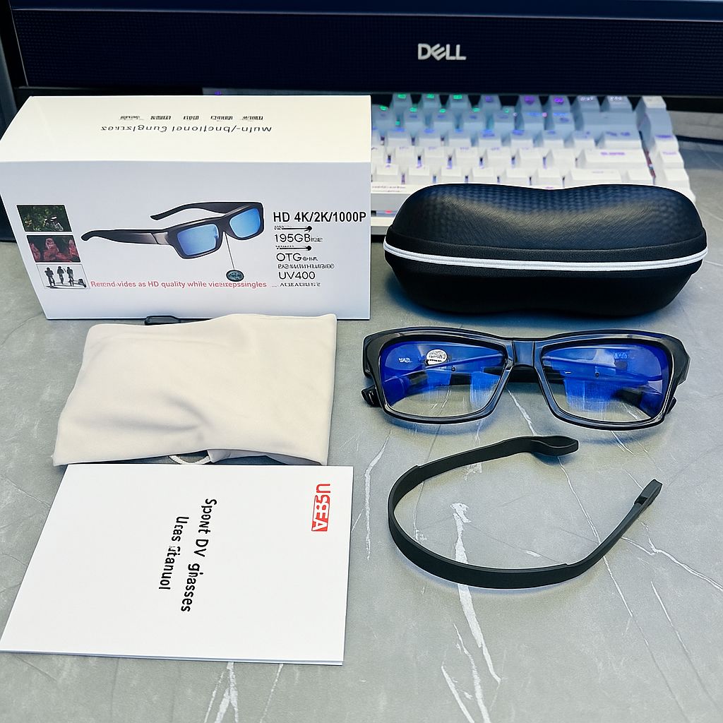Camara Espía Gafas Espía 4k Full Hd Video Audio Fotos 128gb