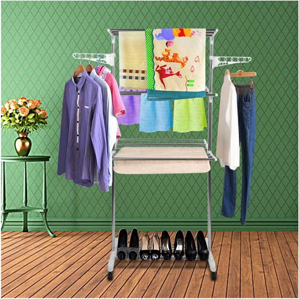 🧺✅Perchero Organizador De Ropa 2 Niveles Hanger🛡️🧺