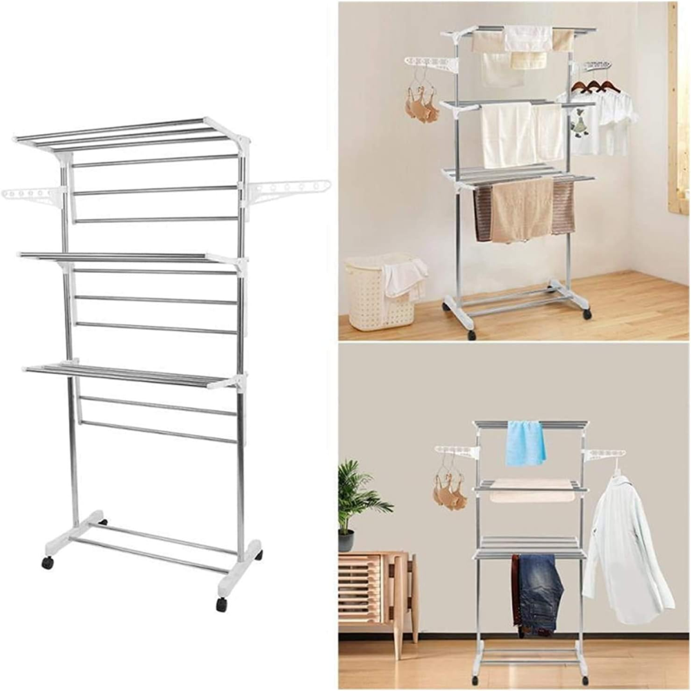 🧺✅Perchero Organizador De Ropa 2 Niveles Hanger🛡️🧺