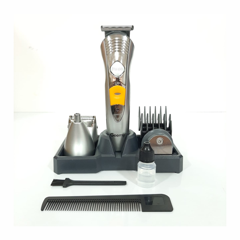 Afeitadora Y Peluquería Recargable Pro-Gemei 7 En 1 + Turbo