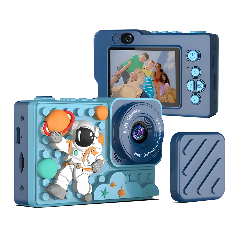 Camara Digital Niños Tipo Lego Figuras Armable 48px 1080p