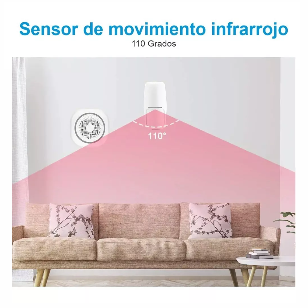 Alarma Inteligente Alexa Con Sensor De Puertas Y Ventanas
