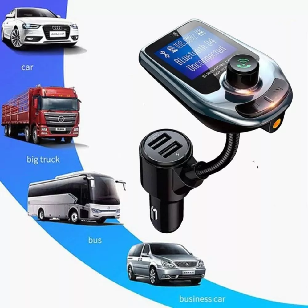 Car Bluetooth Mp3 Multifuncion Auxiliar Sd Usb