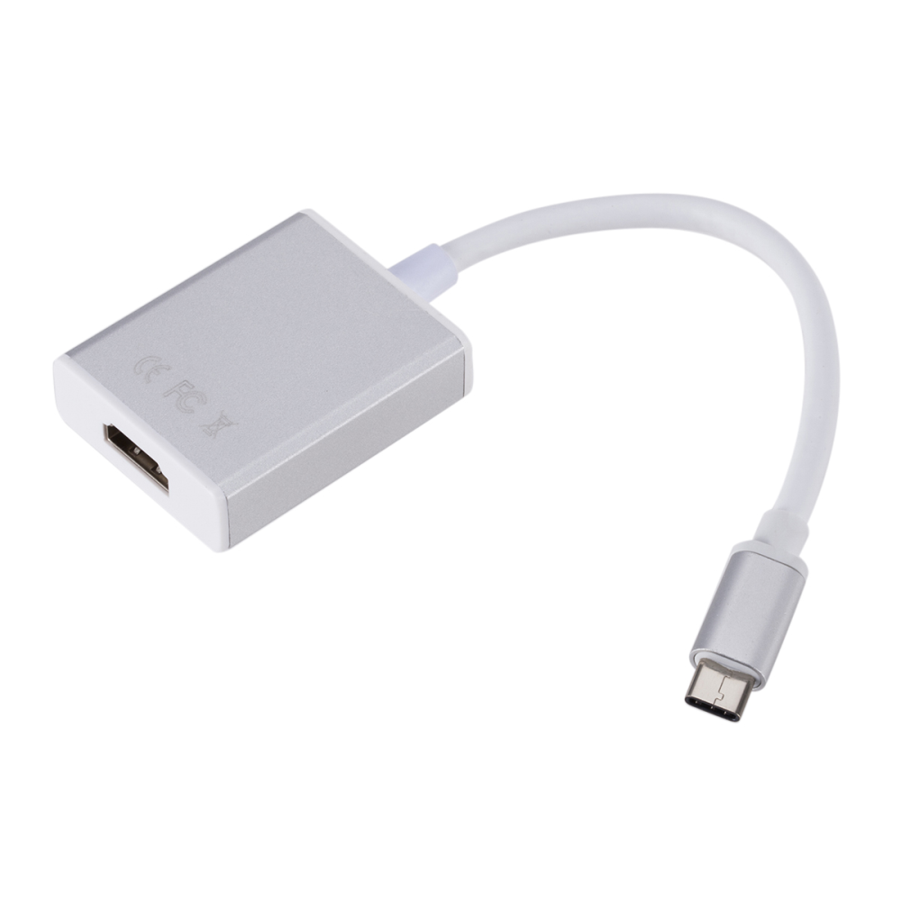 Convertidor Hdmi A Tipo C Blanco Adaptador Celular Televisor