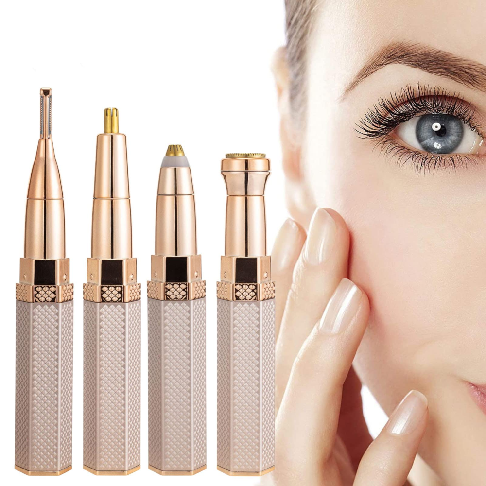 Depiladora Eléctrica Facial Recargable 4 En 1