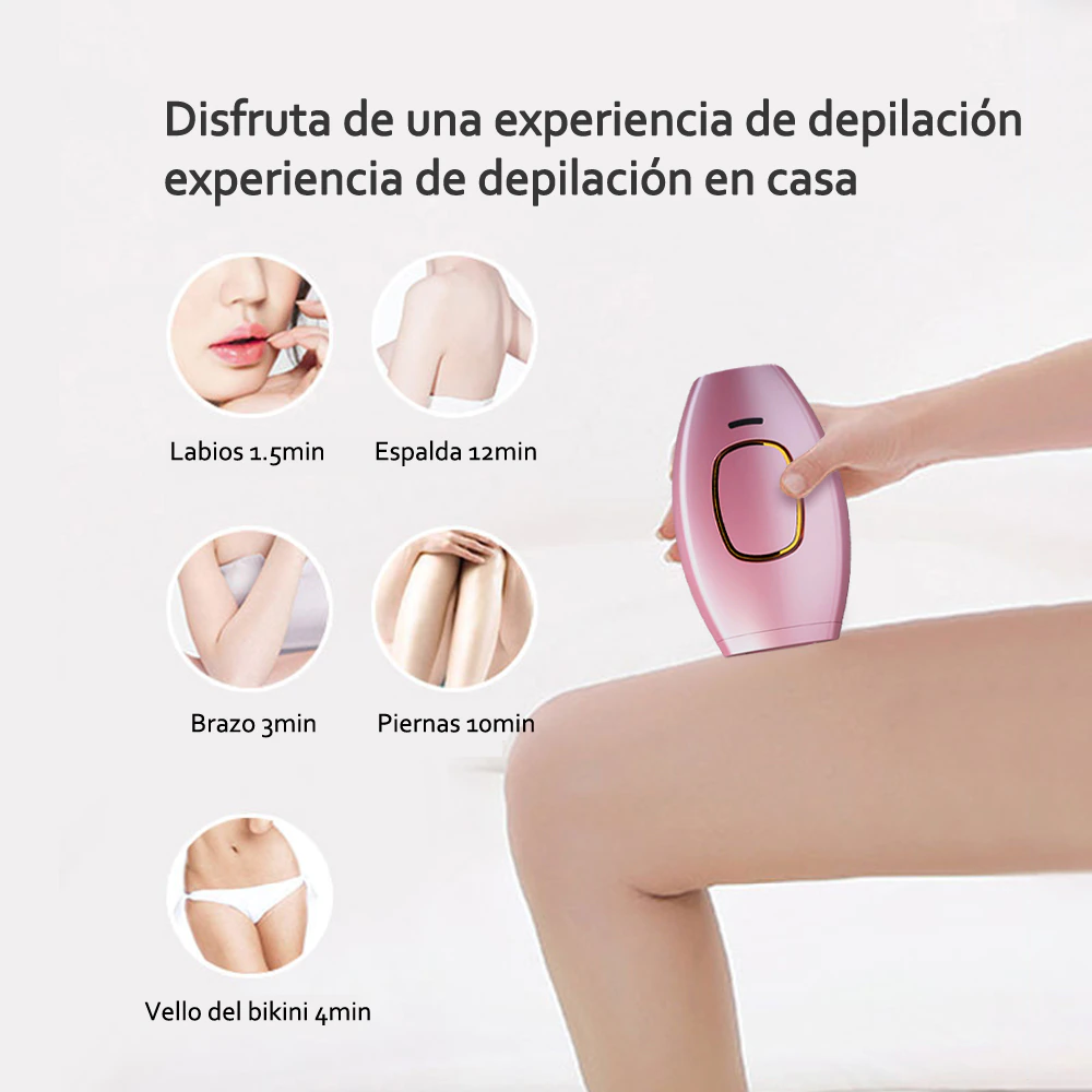 Depiladora Laser Permanente IPL Recargable Portatil