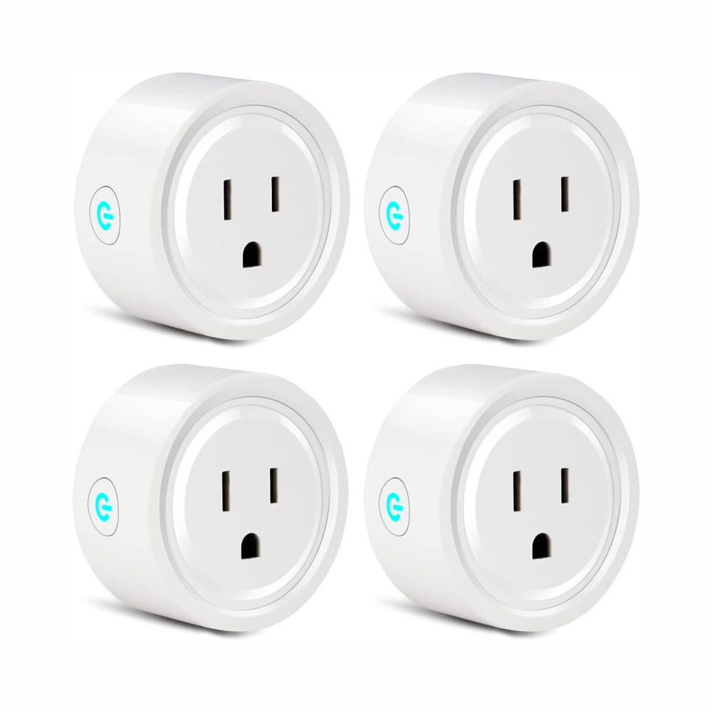 Paquete De 4 Enchufes Inteligentes Tomacorriente Alexa Tuya