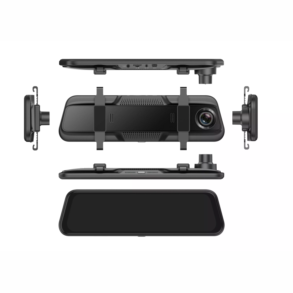 Espejo Retrovisor Con Cámara Táctil Dual 1080p Fullhd M1 Pro