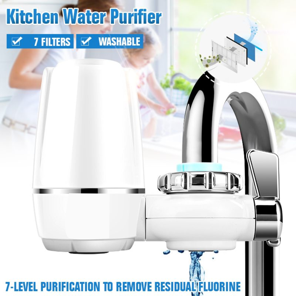 Filtro Purificador De Agua Grifo 7 Niveles Grifo Adaptable