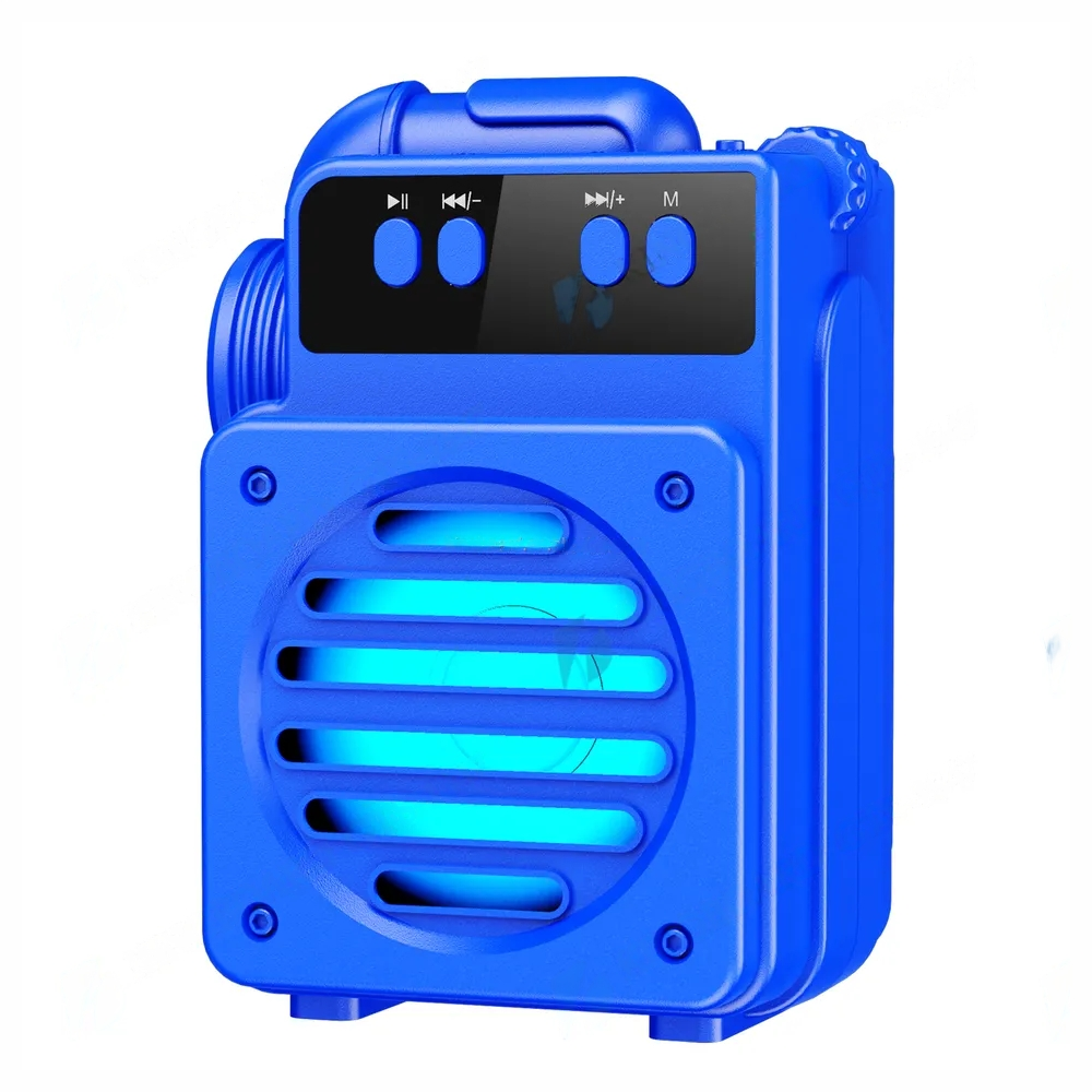 Mini Parlante Bluetooth Recargable Portátil Luces Led Gt1347