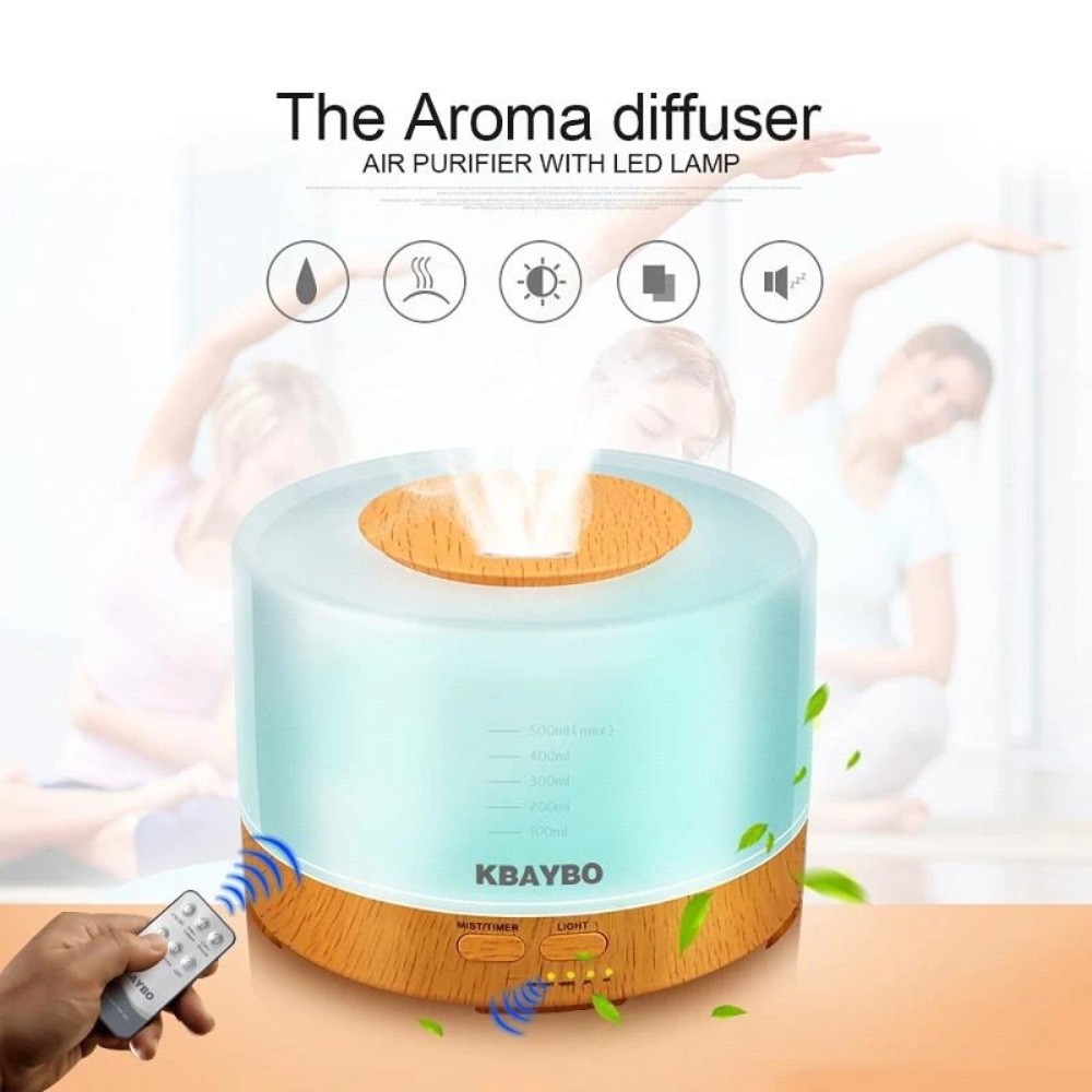 Difusor De Aromas Purificador De Ambiente + Control Remoto