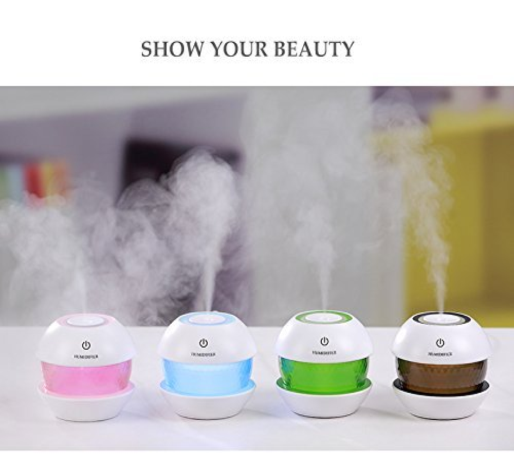 Difusor De Aromas Magic Diamond Con Luz Led Ultrasónico