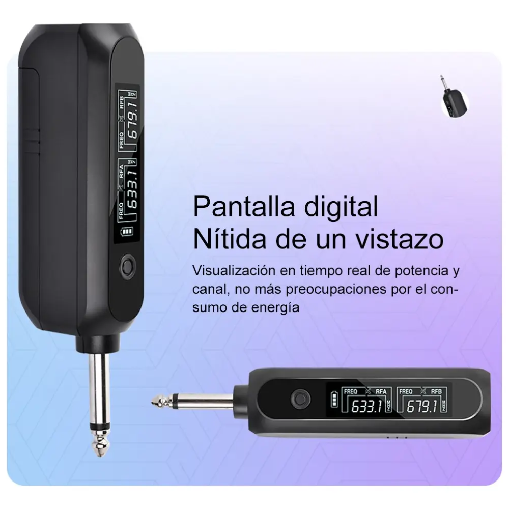 Micrófono Inalámbrico Doble Karaoke Dinámico Profesional Rgb
