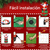 Muñeco Papa Noel Inflable Navideño Decoracion Navideña 180cm
