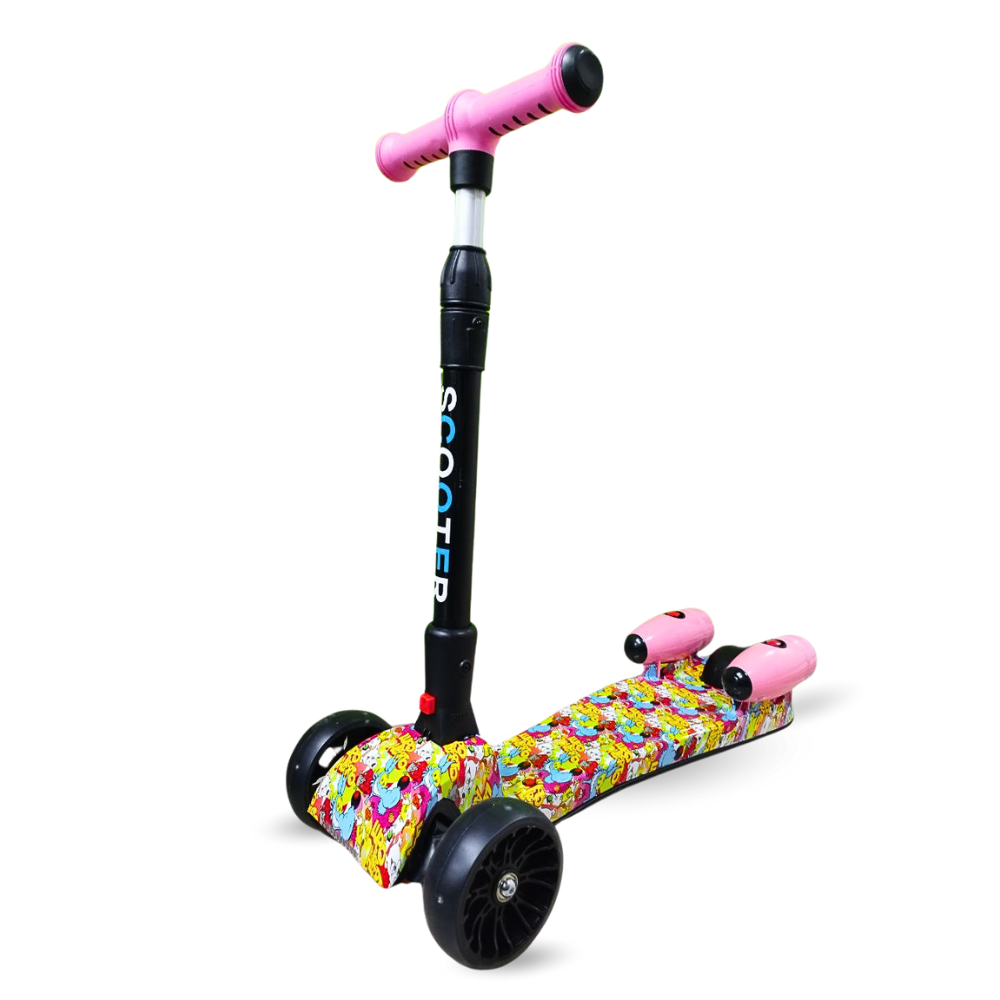 Patineta Scooter Con Humo Para Niños Bluetooth Luces Led