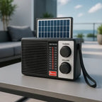 📻☀️Radio Am Fm Portatil Solar Recargable 3 Bandas Usb Sd🏕️🔋