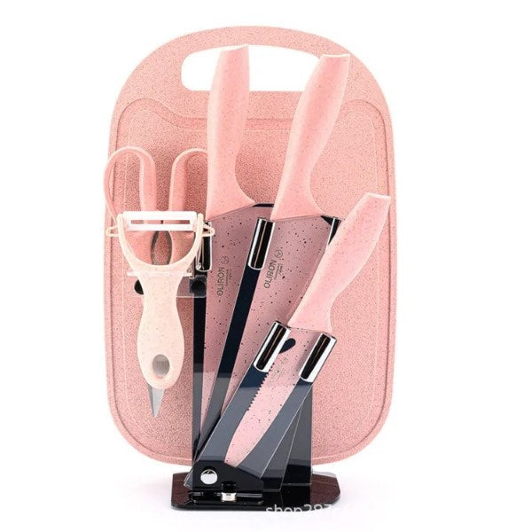 ✨Super set de Cuchillos con soporte