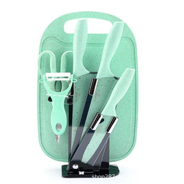 ✨Super set de Cuchillos con soporte