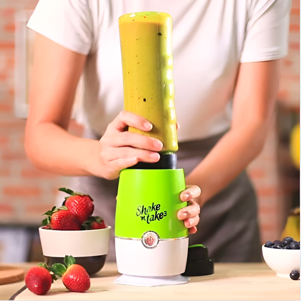 Licuadora Shake n Take Doble Vaso Cuchillas En Acero