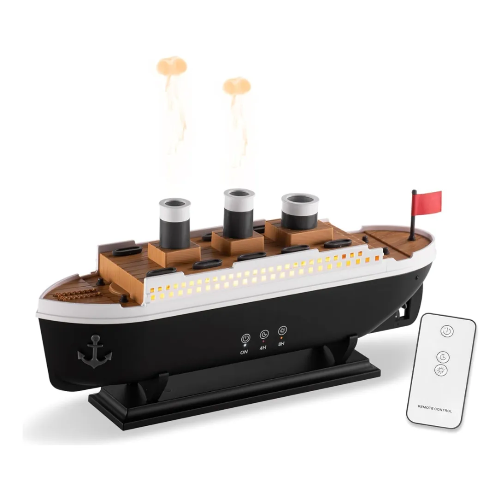 Humidificador Difusor Aromas Electrico Led Niebla Titanic