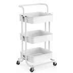 Carro Almacenamiento Organizador Metalico Ruedas 3 NivelesCarro Almacenamiento Organizador Metalico Ruedas 3 Niveles